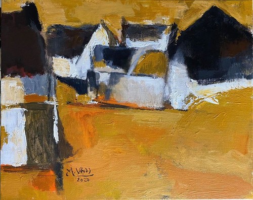 Ausstellung der Bilder der vietnamesischen Maler während der sozialen Distanzierung - ảnh 14