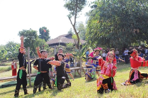 Mehr als 100 Bewohner der 16 Volksgruppen nehmen an Programm zum Neujahr teil - ảnh 1