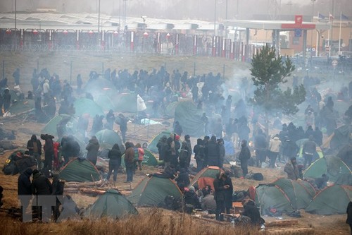 G7 ruft zum Ende der Migrationskrise an der Grenze zwischen Weißrussland und Polen - ảnh 1