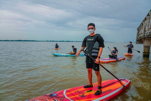 Einzigartiges neues Sportmodell am Fluss Hau - ảnh 1