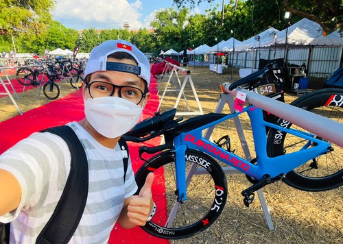 Die erste vietnamesische Sportlerin beteiligt am Triathlon Ironman - ảnh 1