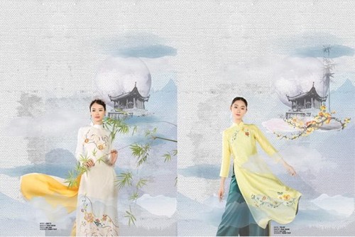 Ausstellung und Ao Dai-Show in Yen Tu - ảnh 1