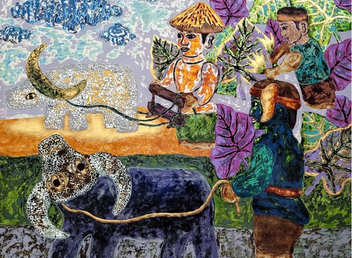 Ausstellung „Unterirdische Strömung” in Hanoi - ảnh 1