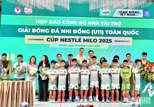 55 Teams nehmen am U11-Fußball-Nationalturnier 2025 teil - ảnh 1