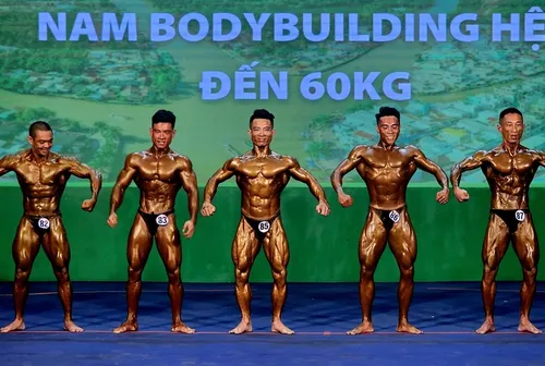 Fast 300 Sportler nehmen an der nationalen Bodybuilding-Clubmeisterschaft in Long An teil - ảnh 1