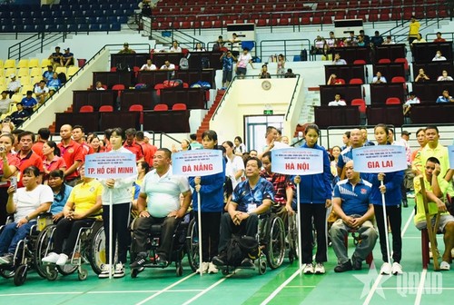 250 Sportler nehmen an Nationalmeisterschaft für Menschen mit Behinderungen teil - ảnh 1