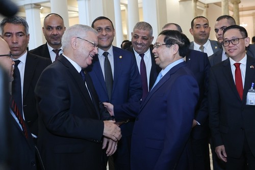 Premierminister Pham Minh Chinh trifft den Präsidenten des Senats und den Sprecher der Volksversammlung Algeriens - ảnh 1