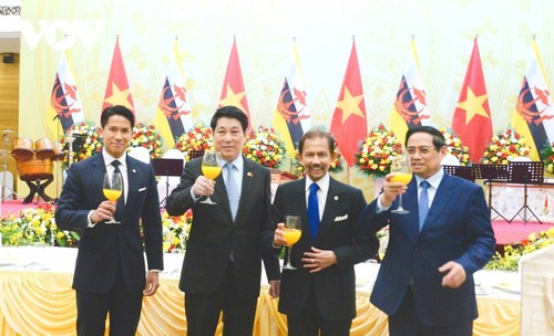 Staatspräsident Luong Cuong richtet Staatsbankett für den Sultan von Brunei aus - ảnh 1