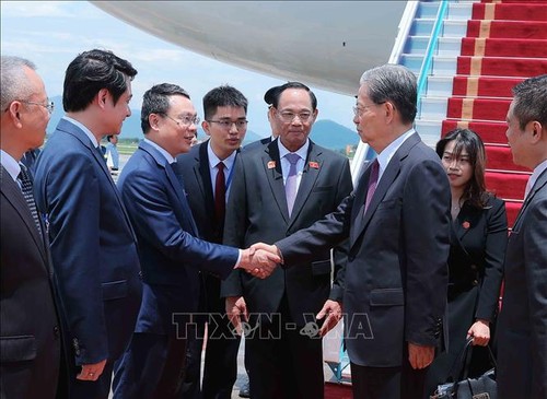 Le président de l’Assemblée populaire nationale de Chine en visite officielle au Vietnam - ảnh 1
