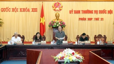 Tiếp tục phiên họp thứ 21 Ủy ban Thường vụ Quốc hội khóa XIII - ảnh 1