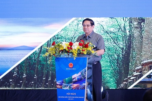 PM Pham Minh Chinh Pimpin Konferensi ke-5 Dewan Koordinator Daerah Nam  Bo Timur - ảnh 1