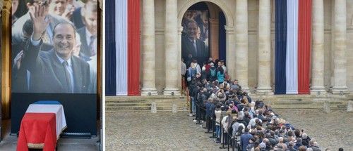 Des milliers de Français rendent un dernier hommage à Jacques Chirac - ảnh 1