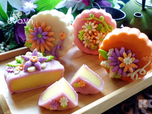 Vietnamese Traditional Snow Skin Mooncake - ảnh 5