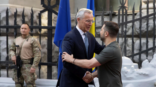 NATO affirms strong support for Ukraine - ảnh 1