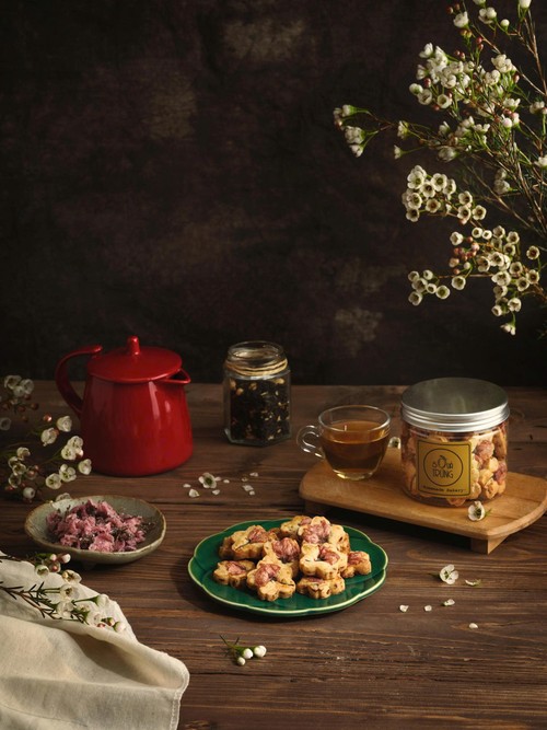 Sakura blossom cookies by foodblogger Huong Thao - ảnh 3