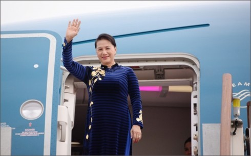 Ketua MN Vietnam, Nguyen Thi Kim Ngan berangkat menghadiri APPF 27 - ảnh 1