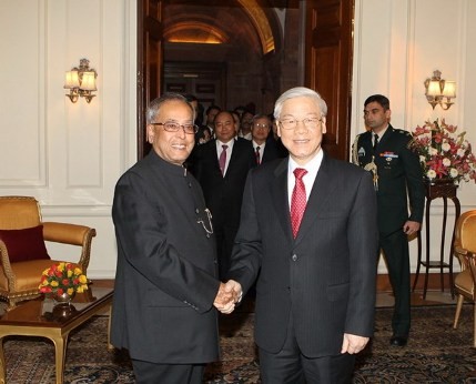 KPV-Generalsekretär Nguyen Phu Trong beendet Besuch in Indien - ảnh 1