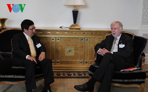 Vize-Premierminister Pham Binh Minh führt zahlreiche Treffen am Rande der UN-Vollversammlung durch - ảnh 1