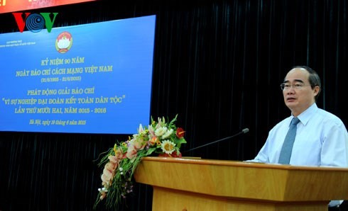 Start des Pressepreises “Für die Nationale Solidarität” - ảnh 1