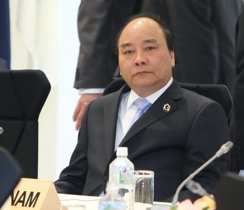 Premierminister Nguyen Xuan Phuc hält Rede beim erweiterten G7-Gipfel - ảnh 1