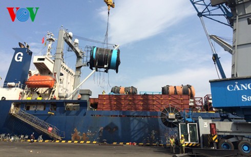 Der Hafen Sai Gon begrüßt das erste Frachtschiff - ảnh 1