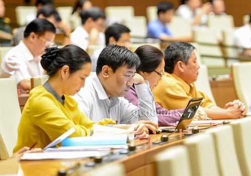 Parlament diskutiert den Gesetzesentwurf über Vermessung und Landkarte - ảnh 1