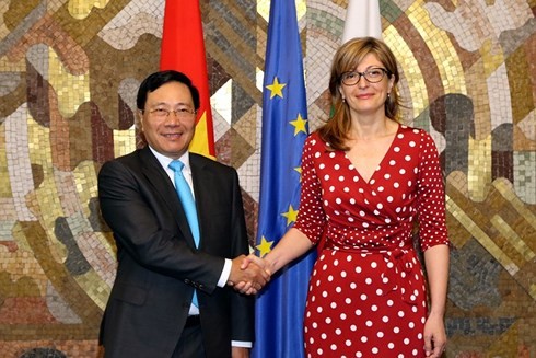 Aktivitäten des Vize-Premierministers Pham Binh Minh in Bulgarien - ảnh 1