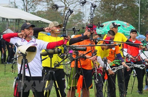 Mehr als 190 Sportler nehmen an der Nationalen Meisterschaft der ausgezeichneten Bogenschützen 2022 teil - ảnh 1