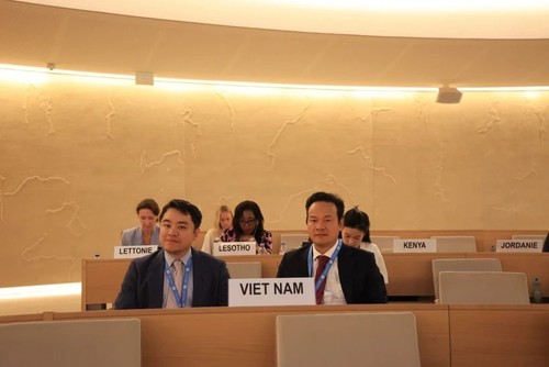 UN-Menschenrechtsrat ratifiziert eine von Vietnam und anderen Ländern vorgeschlagene Resolution  - ảnh 1