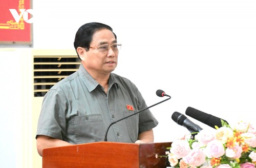 Premierminister Pham Minh Chinh trifft Wähler in der Stadt Can Tho - ảnh 1