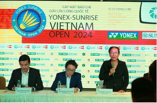 Das Internationale Yonex-Badmintonturnier – Sunrise Vietnam Open 2024 - ảnh 1