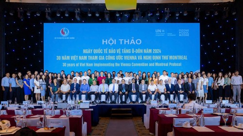 Vietnam spart seit Beitritt zum Wiener Übereinkommen zum Schutz der Ozonschicht 220 Millionen Tonnen CO2 ein - ảnh 1