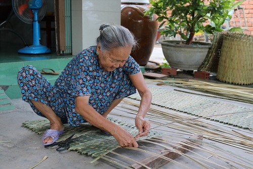 Bambus-Flechten in der Provinz Dong Thap - ảnh 1