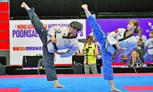 Das vietnamesische Taekwondo-Team gewinnt bei der Weltmeisterschaft drei Goldmedaillen - ảnh 1