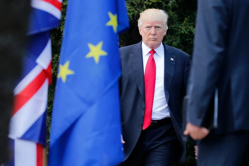 Donald Trump verhängt Zölle von 25 Prozent auf Stahl und Aluminium - ảnh 1
