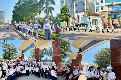 Aktivitäten zur Unterstützung der Erdstunde 2025 - ảnh 6