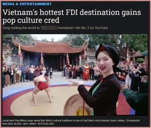 Musikvideo „Bac Bling” vom führenden Magazin in Asien ausgezeichnet - ảnh 1