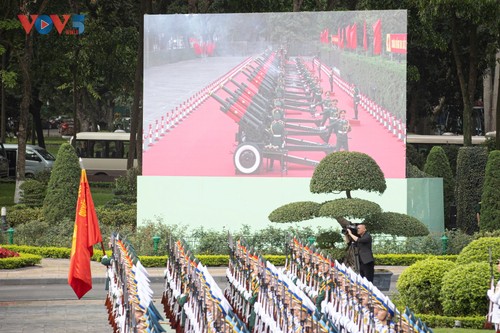 KPV-Generalsekretär To Lam leitet die Empfangszeremonie für Chinas Partei- und Staatschef Xi Jinping - ảnh 2