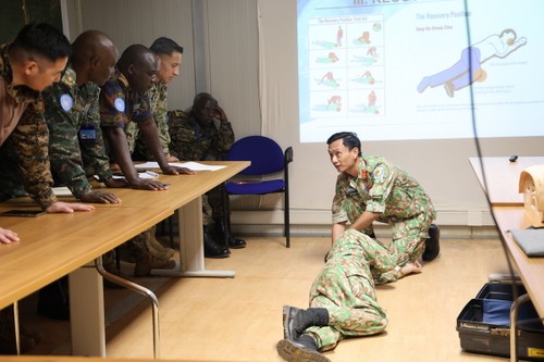 Vietnam bekräftigt seine Schlüsselrolle in der medizinischen Versorgung bei UN-Friedensmissionen - ảnh 1