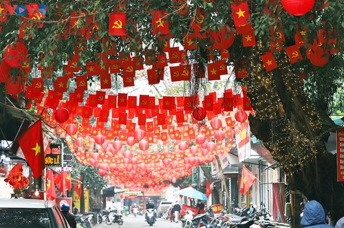 Die festliche Atmosphäre von Tet in ganz Vietnam  - ảnh 1