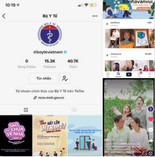 보건부,SNS 어플리케이션 틱톡 계정을 개설 - ảnh 1