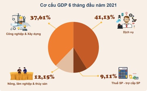 베트남 경제, 2021년 상반기 성장 원만 - ảnh 1