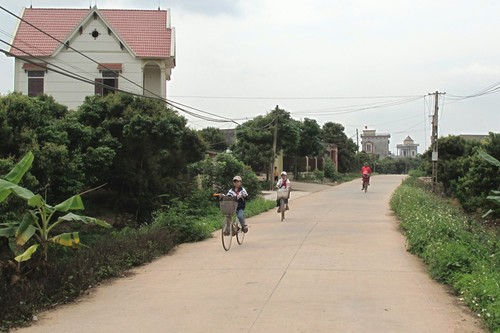 ស្រុក Hiep Hoa ខេត្ត Bac Giang៖កសាងជនបទថ្មីពីការស្រុះចិត្តគំនិតពីប្រជាជន - ảnh 1