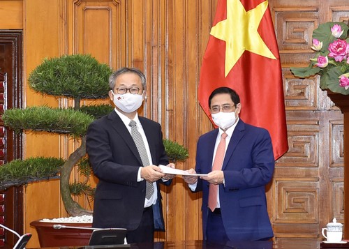 PM Pham Minh Chinh Terima Dubes Jepang di Vietnam, Yamada Takio - ảnh 1