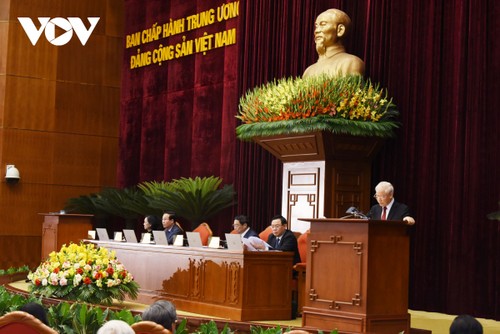 Sekjen Nguyen Phu Trong: dengan Gigih Tidak Biarkan Pengambilan Suara Kepercayaan Timbulkan Perpecahan Internal  - ảnh 2