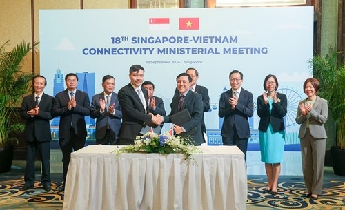 Konferensi Menteri ke-18 Vietnam-Singapura Perluas Kerja Sama di Bidang Energi Bersih - ảnh 1