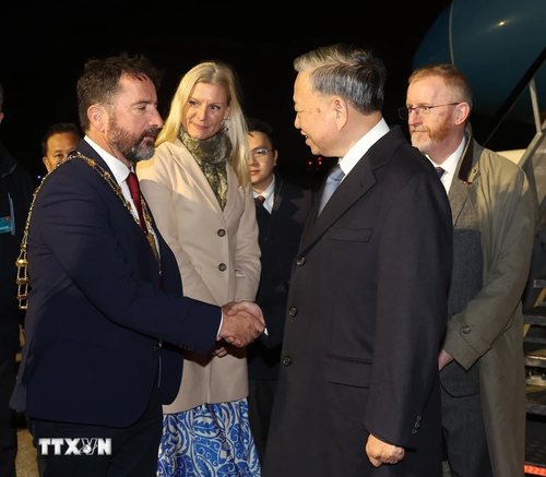 Presiden Irlandia, Michael  Daniel  Higgins Memimpin Acara Penyambutan Resmi untuk Sekjen, Presiden Vietnam, To Lam - ảnh 1