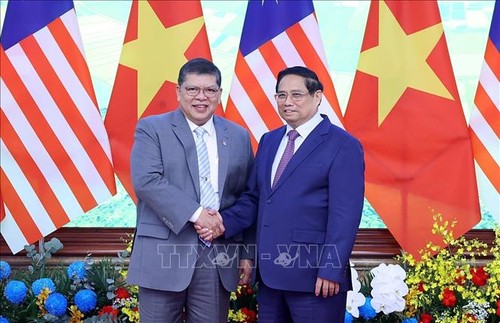 PM Vietnam, Pham Minh Chinh Lakukan Pertemuan dengan Ketua Dewan Rakyat Malaysia - ảnh 1