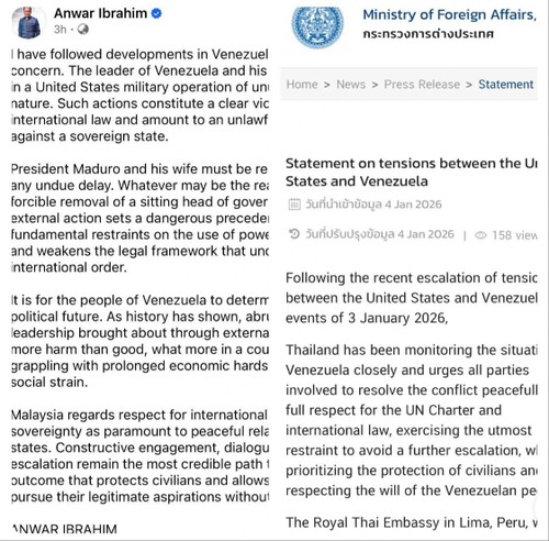 Komunitas Internasional Mengimbau Penyelesaian Krisis Venezuela dengan Damai - ảnh 1