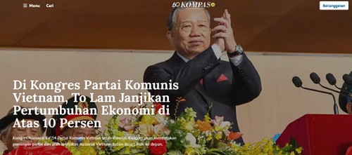 Masyarakat Indonesia Terkesan dengan Skala Kongres Nasional XIV Partai Komunis Vietnam - ảnh 2